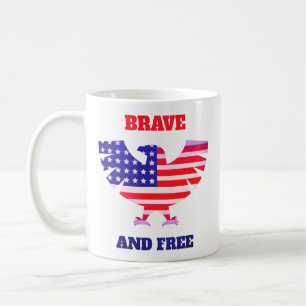 Tapfer Und Frei USA Kaffeetasse