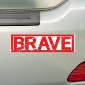 Tapfere Briefmarke Autoaufkleber (Auf Auto)