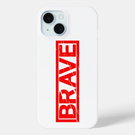 Tapfere Briefmarke Case-Mate iPhone Hülle (Rückseite)