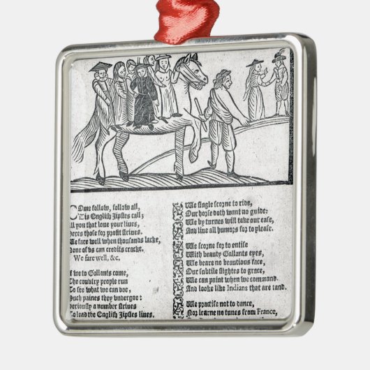 Tapfere Englisch Gypsy Ornament Aus Metall (Links)