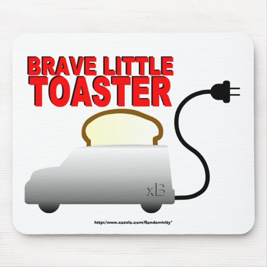 Tapfere kleine Toaster-Mausunterlage Mousepad (Vorne)