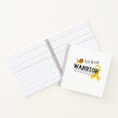 tapfere Krieger Krebs im Kindesalter Spiral Notebo Notizblock (Innenseite)