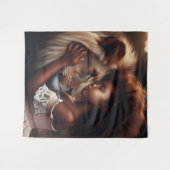 Tapfere Liebe Wandteppich (Vorderseite (Horizontal))