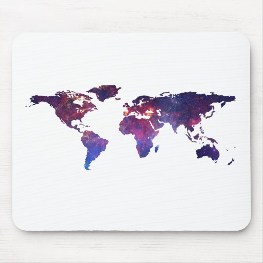 Tapfere neue Weltkarte Mousepad (Vorne)