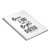 Tapfere u. mutige, helle u. schöne Zeitschrift Notizblock (Rechte Seite)