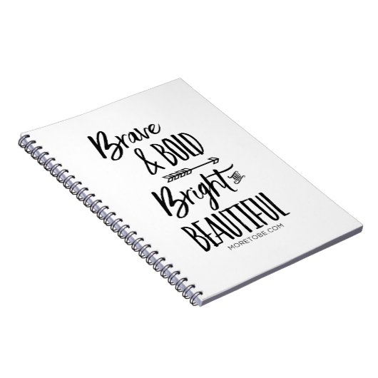 Tapfere u. mutige, helle u. schöne Zeitschrift Notizblock (Rechte Seite)