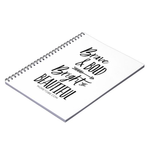 Tapfere u. mutige, helle u. schöne Zeitschrift Notizblock (Linke Seite)