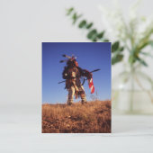 Tapfere Ute_Warrior Postkarte (Stehend Vorderseite)