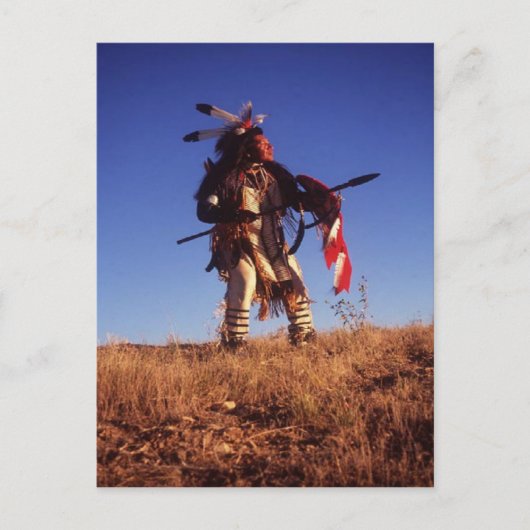 Tapfere Ute_Warrior Postkarte (Vorderseite)