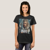 tapfere Wikingerin  T-Shirt (Vorne ganz)