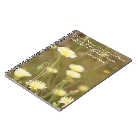 Tapferer als Sie glauben Sie. - Notizbuch Notizblock (Linke Seite)