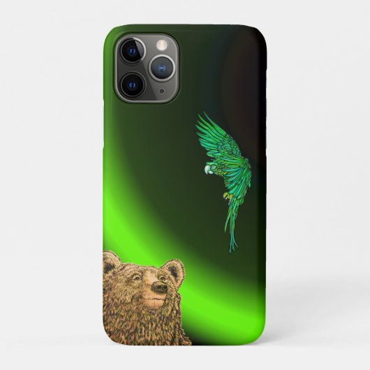 Tapferer Bär Case-Mate iPhone Hülle (Rückseite)