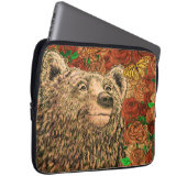 Tapferer Bär Laptopschutzhülle (Vorne Rechts)