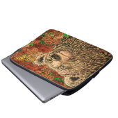 Tapferer Bär Laptopschutzhülle (Vorne Knopf)