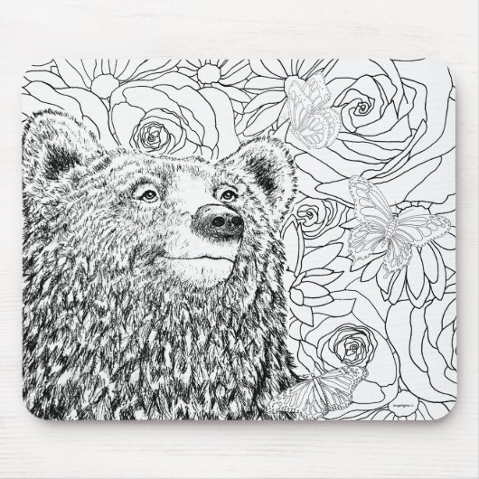 Tapferer Bär Mousepad (Vorne)