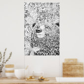 Tapferer Bär Poster (Küche)