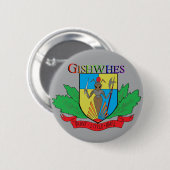 Tapferer kleiner Ameisenlogoknopf Button (Vorne & Hinten)