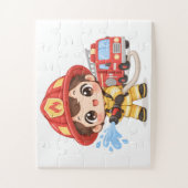 Tapferer kleiner Feuerwehrmann Puzzle (Vertikal)