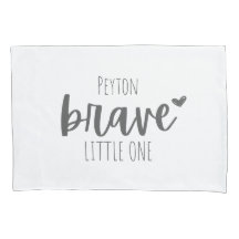tapferer kleiner Individuelle Name Pillowcase