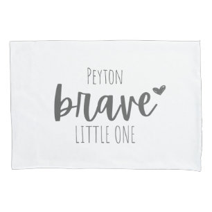 tapferer kleiner Individuelle Name Pillowcase Kissenbezug