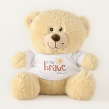 tapferer kleiner individuelle Name Teddy Bear