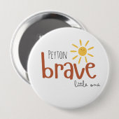tapferer kleiner personalisierter Button-individue Button (Vorne & Hinten)