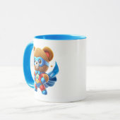 Tapferer kleiner Superheld-Bär. Tasse (Vorderseite Links)