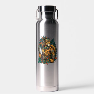 Tapferer Krieger vom Jaguar-Stamm Trinkflasche