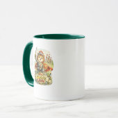 Tapferer Löwenritter Süße Fantasy-Kaffeetasse Tasse (Vorderseite Links)