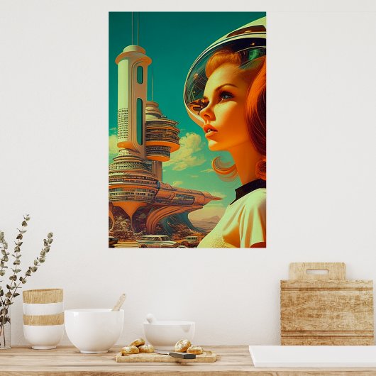 Tapferer neuer Tag Poster (Küche)