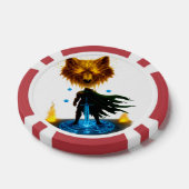 Tapferer Ritter Kampfbereit Pokerchips (Einzeln)