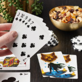 Tapferer Ritter Kampfbereit Spielkarten (In Situ)