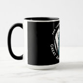 Tapferer Ritter Zitat Design Tasse (Links)