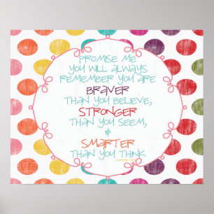 Tapferer, stärker, intelligenter poster