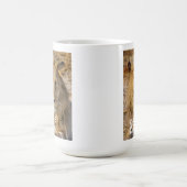 Tapferer und Mutiger Löwe Kaffeetasse (Mittel)