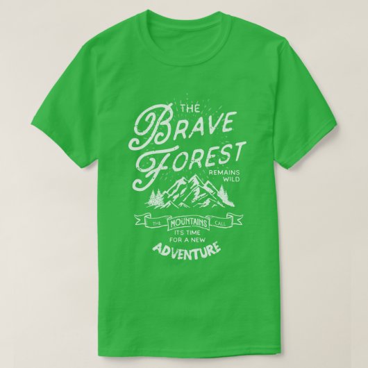 Tapferer Waldwanderer 2 T-Shirt (Design vorne)