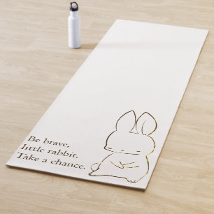 Tapferes Kaninchen Yogamatte