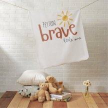tapferes kleines Baby-Blanket personalisiert
