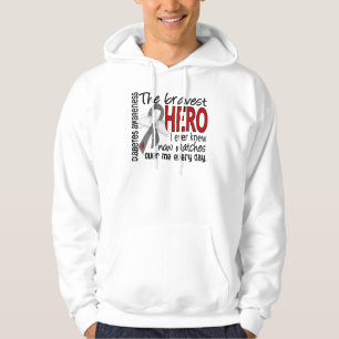 Tapferster Held kannte ich überhaupt Diabetes Hoodie