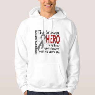 Tapferster Held kannte ich überhaupt Hirntumor Hoodie