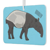 Tapir-Cartoon-Abbildung Autolufterfrischer (Links)
