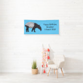 Tapir-Cartoon-Abbildung Banner (Insitu)