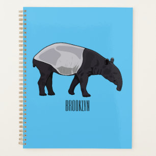 Tapir-Cartoon-Abbildung Planer