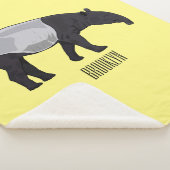 Tapir-Cartoon-Abbildung Sherpadecke (3/4)