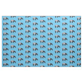 Tapir-Cartoon-Abbildung Stoff (Fat Quarter (45,7 x 55,9 cm))
