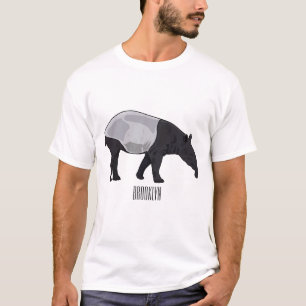 Tapir-Cartoon-Abbildung T-Shirt