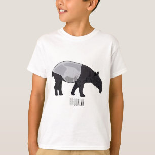 Tapir-Cartoon-Abbildung T-Shirt