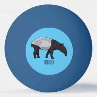 Tapir-Cartoon-Abbildung