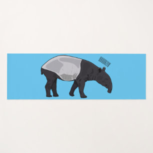 Tapir-Cartoon-Abbildung Yogamatte