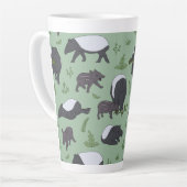 Tapir Family Dinner in Green Milchtasse (Linke Ecke)